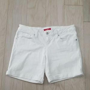 White Guess shorts